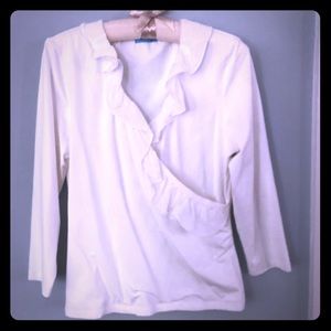 J Mclaughlin wrap top